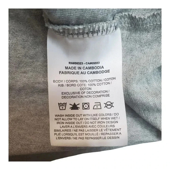 Nike Solo Swoosh Men XL Shirt Dark Grey Heather/White Embroidered Tee CV0559-063 - Picture 7 of 11